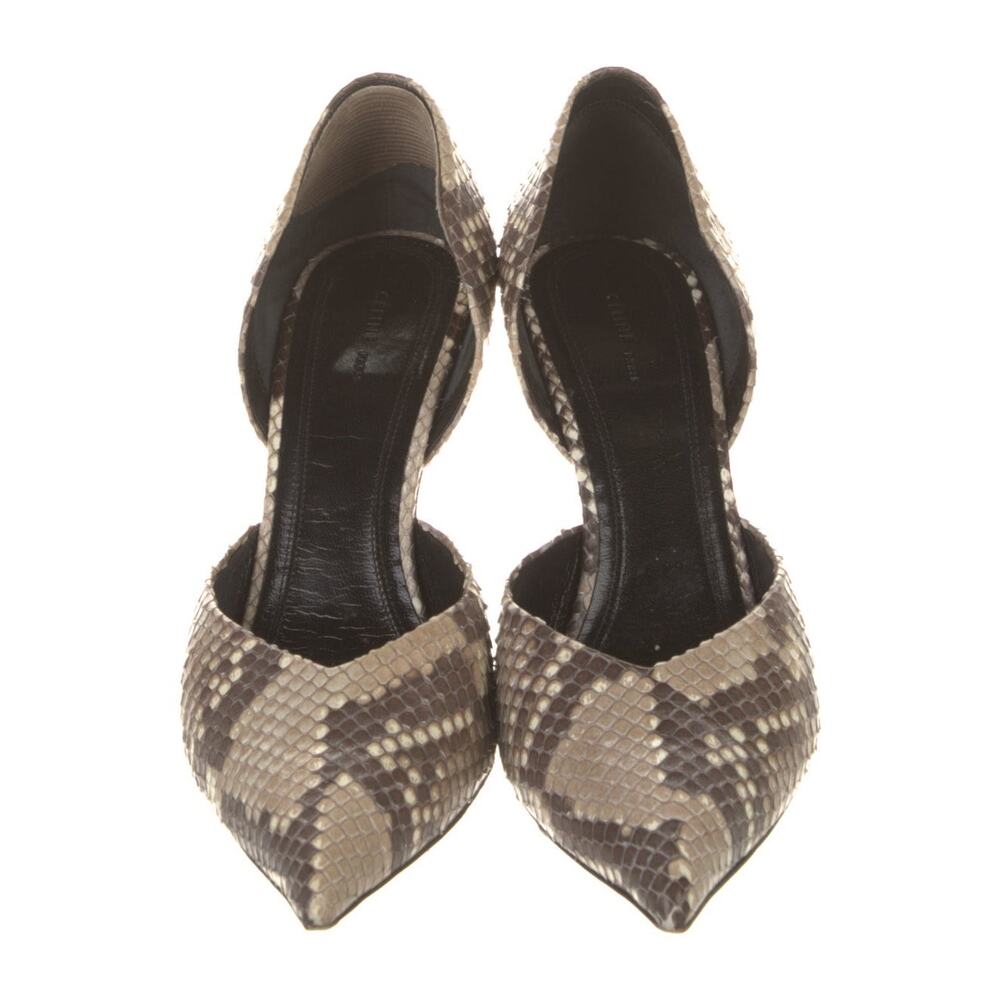 Celine Python D'orsay Pumps - image 3